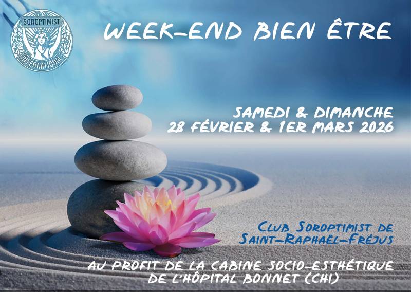 Naturodivita sera présente au Week-end Bien Être organisé par le Club Soroptimist à Saint-Raphaël les 28 février et 1er mars 2026 !